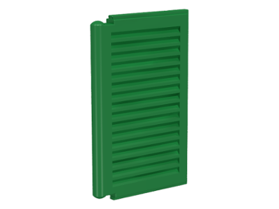 Window 1 x 2 x 3 Shutter in Green