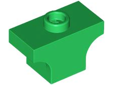 Brick Arch 1 x 2 Jumper in Green