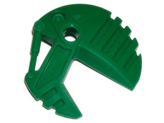 Large Figure Shield 5 x 5 with Wrench in Green