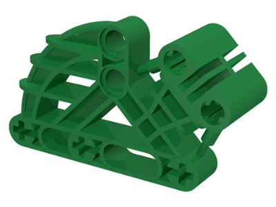 Large Figure Skeletal, Torso, Beam 2 x 4 x 7 Angled in Green