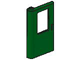 Door 1 x 4 x 5 Train Left in Green