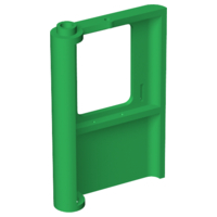 Door 1 x 4 x 5 Train Right in Green