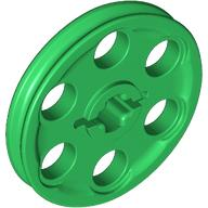 Technic Wedge Belt Wheel [aka Pulley] in Green