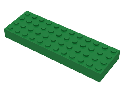 Brick 4 x 12 in Green