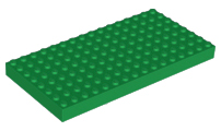 Brick 8 x 16 in Green