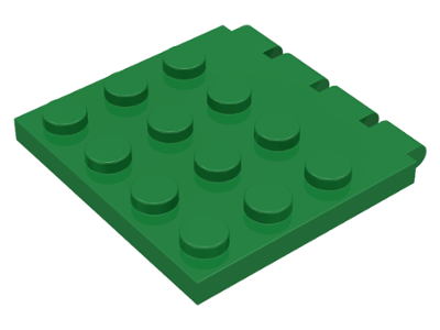 Hinge Vehicle Roof 4 x 4 in Green