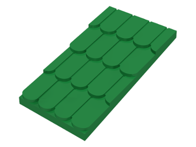 Fabuland, Roof Slope without Top Hole in Green