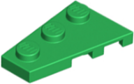 Wedge Plate 3 x 2 Left in Green