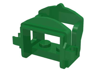 Animal / Creature Accessory, Saddle [Two Clips] in Green