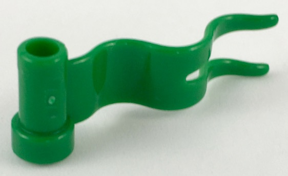 Flag 4 x 1 Wavy [First Wave Left] in Green