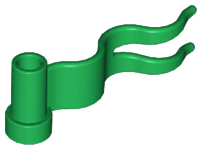 Flag 4 x 1 Wavy [First Wave Right] in Green