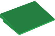 Brick Sloped 10° 6 x 8 in Green
