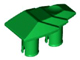 Fairing 1 x 2 Stepped with Two Pins in Green