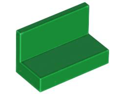Panel 1 x 2 x 1 [Square Corners] in Green