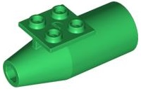 Engine Smooth Large [2 x 2 Thin Top Plate] in Green