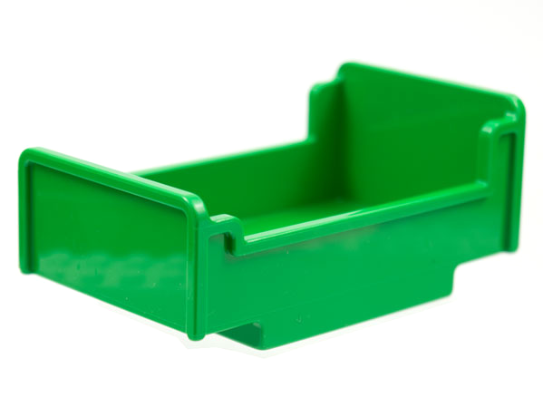 Duplo Bed 3 x 5 x 1 2/3 in Green