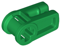 Wire Clip with Axle Hole in Green