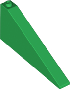 Brick Sloped 25° 1 x 8 x 3 in Green