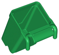 Duplo Garbage Can [Dustbin] in Green