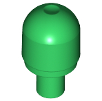 Light Cover 1 x 1 Round with Internal Bar / Bionicle Barraki Eye in Green