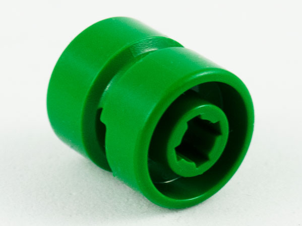 Wheel 11 x 12 with Hole Notched for Wheels Holder Pin in Green