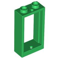 Window 1 x 2 x 3 Flat Front in Green
