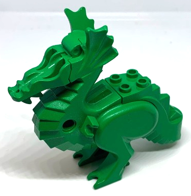 Creature Body Part, Dragon Body [Plain] in Green