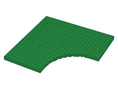 Brick Special 24 x 24 without 12 x 12 Quarter Circle in Green