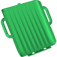 Duplo Airplane Cargo Door with Two Handles in Green