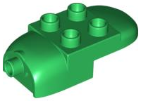 Duplo Airplane Cargo Engine in Green