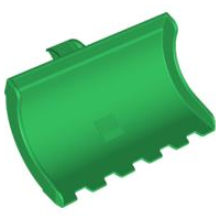 Duplo Toolo Scoop 6 x 4 x 3 in Green