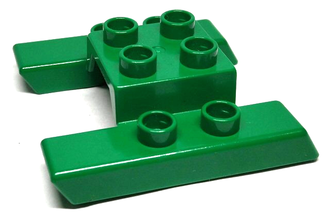 Duplo Helicopter Skids Small in Green
