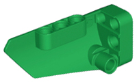 Technic Panel Fairing # 4 Small Smooth Long, Side B in Green