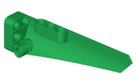 Technic Panel Fairing #5 Long Smooth, Side A in Green