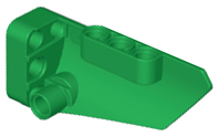 Technic Panel Fairing # 3 Small Smooth Long, Side A in Green