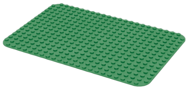 Duplo Baseplate 16 x 24 in Green