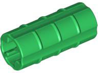 Technic Axle Connector Ridged [with x Hole x Orientation] in Green