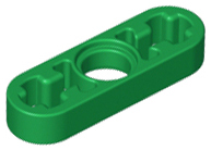 Technic Beam 1 x 3 Thin in Green