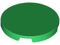 Tile Round 3 x 3 in Green
