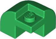 Brick Round, Curved 2 x 2 x 1 1/3, Corner in Green
