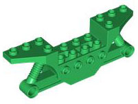 Vehicle Body, Motorcycle / Quadricycle Frame in Green