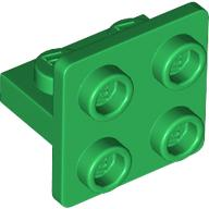 Bracket 1 x 2 - 2 x 2 Centered in Green