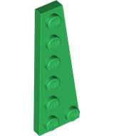Wedge Plate 6 x 2 Right in Green