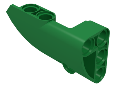 Technic Panel Fairing #1 Small Smooth Short, Side A in Green