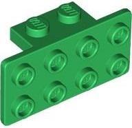 Bracket 1 x 2 - 2 x 4 in Green
