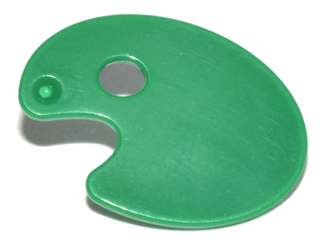 Equipment Paint Palette in Green