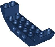 Brick Curved Inverted 2 x 8 x 2 Double in Dark Blue