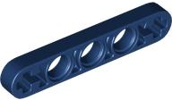 Technic Beam 1 x 5 Thin with Axle Holes on Ends in Dark Blue