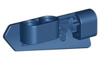 Technic Panel Fairing #21 5L Small Smooth, Side B in Dark Blue