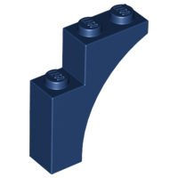 Brick Arch 1 x 3 x 3 [Gothic] in Dark Blue